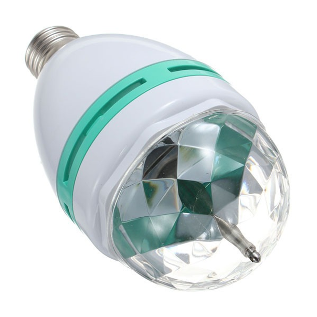 Лампа диско Party Lights Lamp LED вращающаяся цоколь E27 (522)