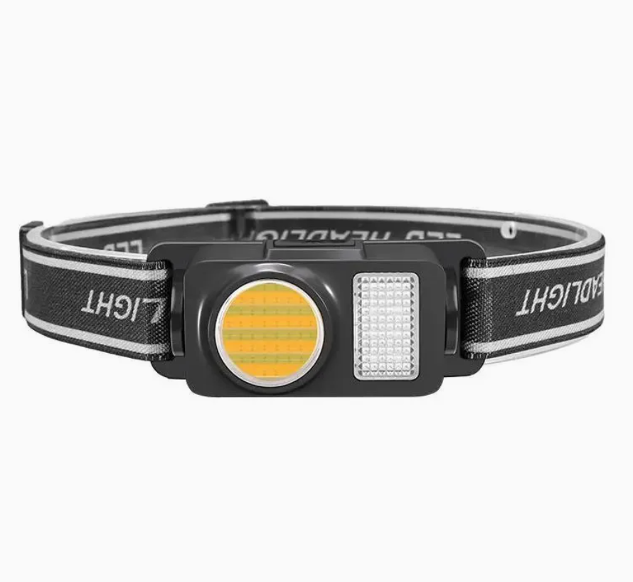 Фонарь налобный PL 192 YD-03 Type-C аккумуляторный с сенсором холодный/теплый/красный/синий свет (30151417ER)