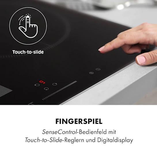 Варильна поверхня KLARSTEIN Delicatessa 3 Flex 3 зони індукційна/з таймером 6600W (10034194) - фото 5 Варильна поверхня KLARSTEIN Delicatessa 3 Flex 3 зони індукційна/з таймером 6600W (10034194) - фото 5