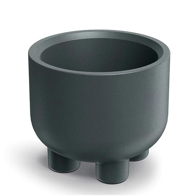 Горшок пластиковый Molta Round Foot 48 см Графитовый (ST01186) Горшок пластиковый Molta Round Foot 48 см Графитовый (ST01186)