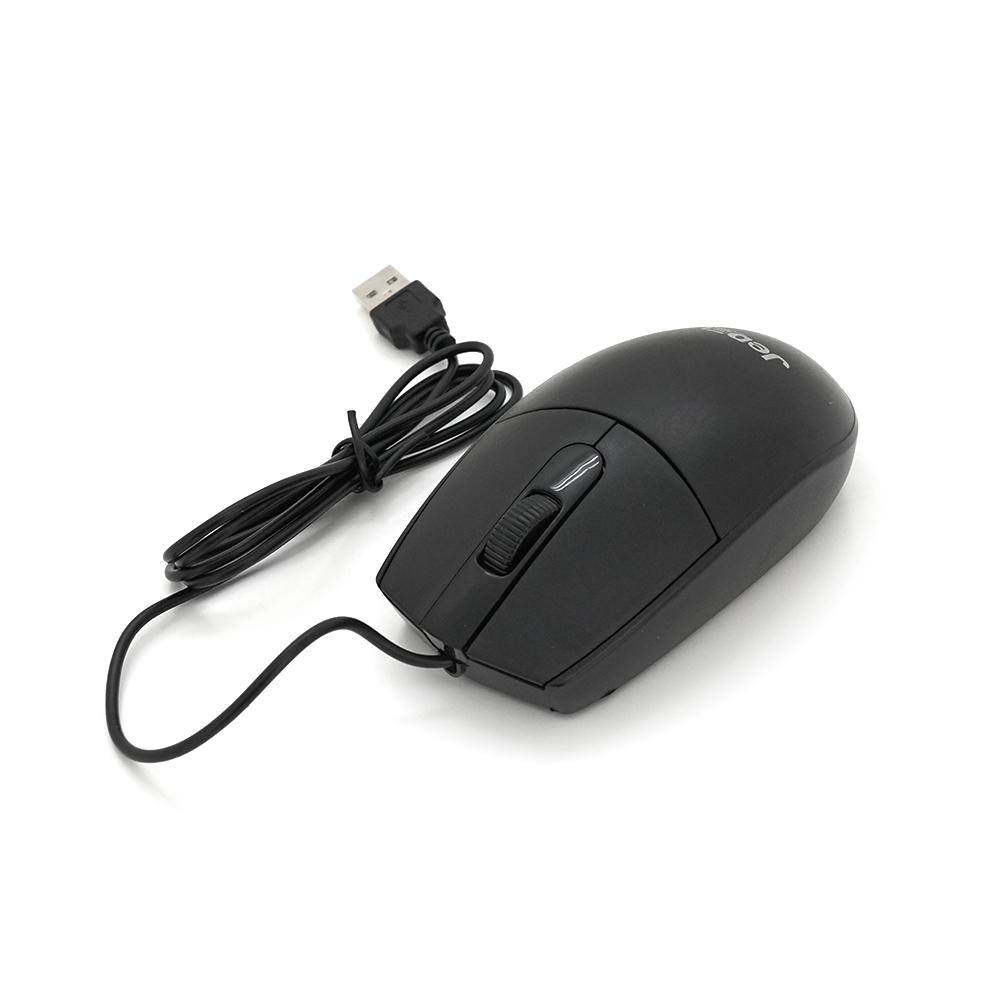 Компьютерная мышка проводная Jedel W230+ 1000DPI Черный (33766)