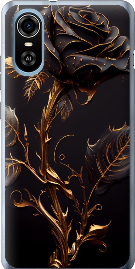 Чехол на ZTE Blade A31 Plus Роза 3 (5552u-2637-42517)