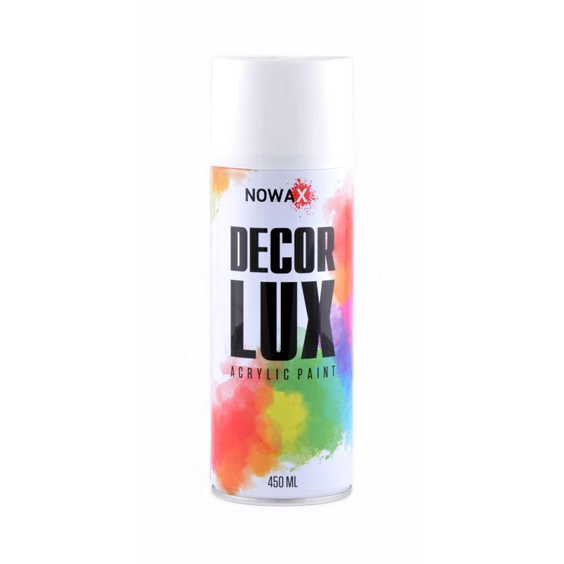 Фарба акрилова NOWAX Decor Lux глянсова 450мл Слонова кістка (9016)