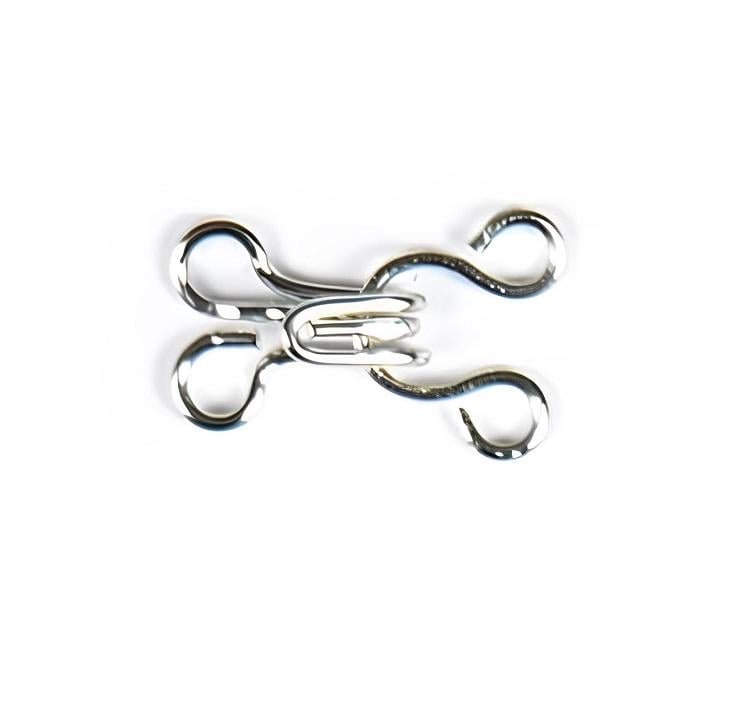 Крючки пришивные белые № 4 15 мм 885 пар