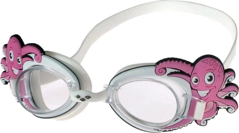 Очки для плавания детские Arena BUBBLE ARENA WORLD Бело-розовый (92339-020-3)