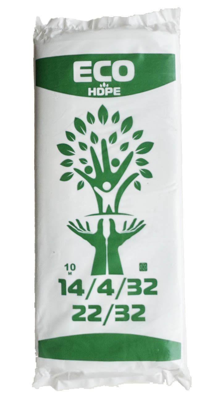 Пакет полиэтиленовый Инипак Эко 14х32 см 11 мкм 0,52 кг/уп. (P 143211)