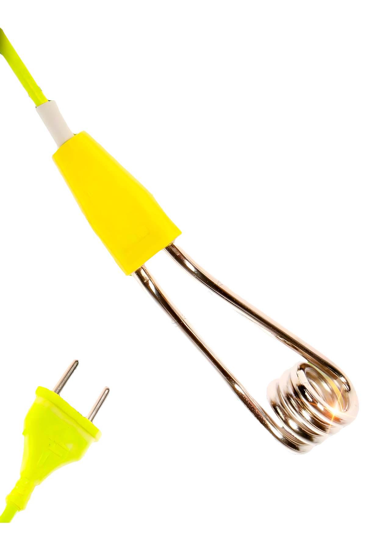 Електрокип'ятильник занурювальний BRS алюмінієвий побутовий маленький 500 Вт Yellow (429554138)