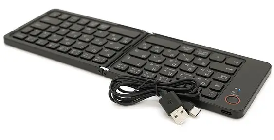 Клавіатура бездротова розкладна 1981 B023 Eng/Pyc 67 клавіш з підставкою для телефону 280x92 мм (25795005) - фото 7 Клавіатура бездротова розкладна 1981 B023 Eng/Pyc 67 клавіш з підставкою для телефону 280x92 мм (25795005) - фото 7