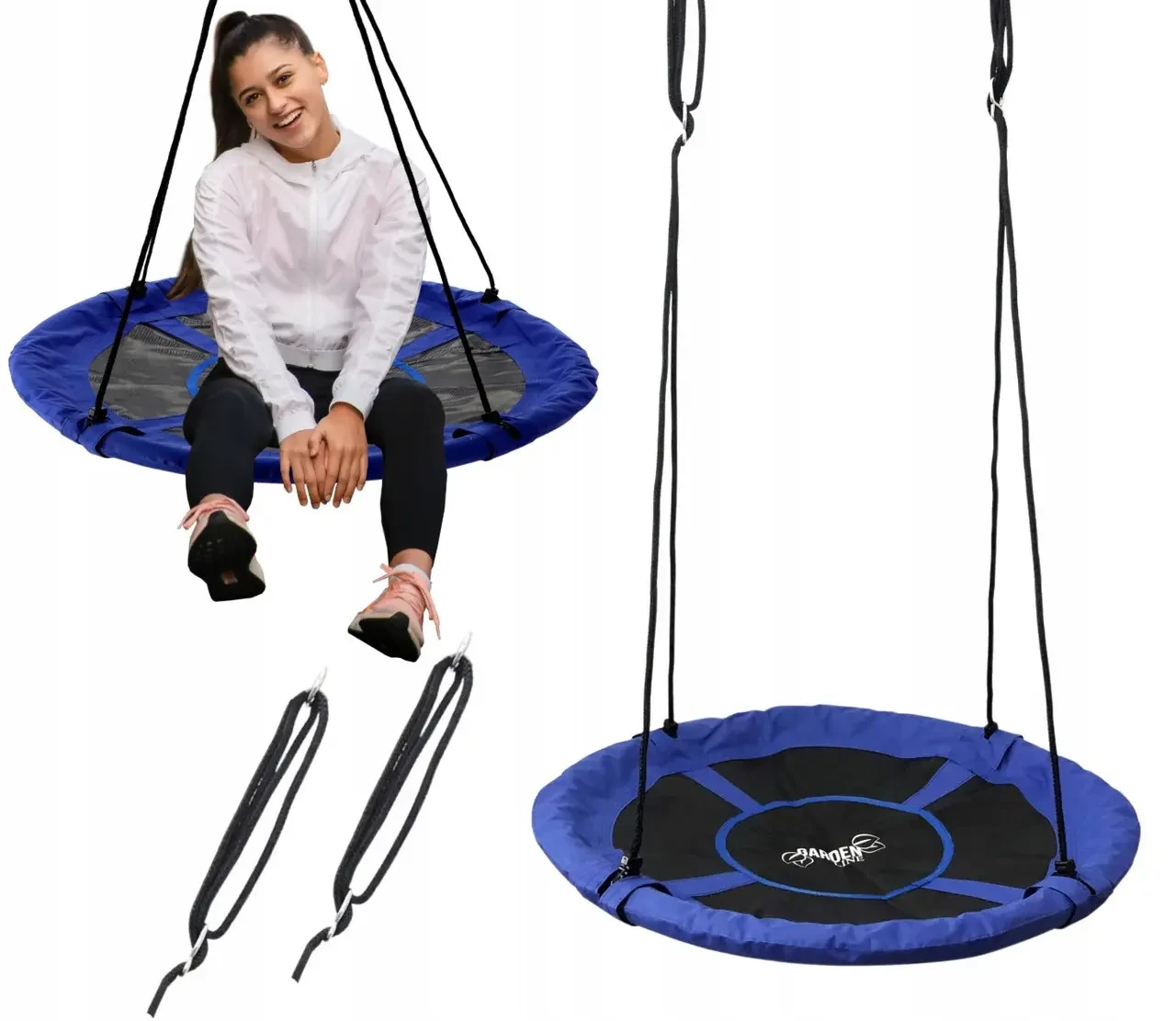 Садовая качель GardenLine HAM5160 150 кг нагрузка 100 см (1326) - фото 2 Садовая качель GardenLine HAM5160 150 кг нагрузка 100 см (1326) - фото 2