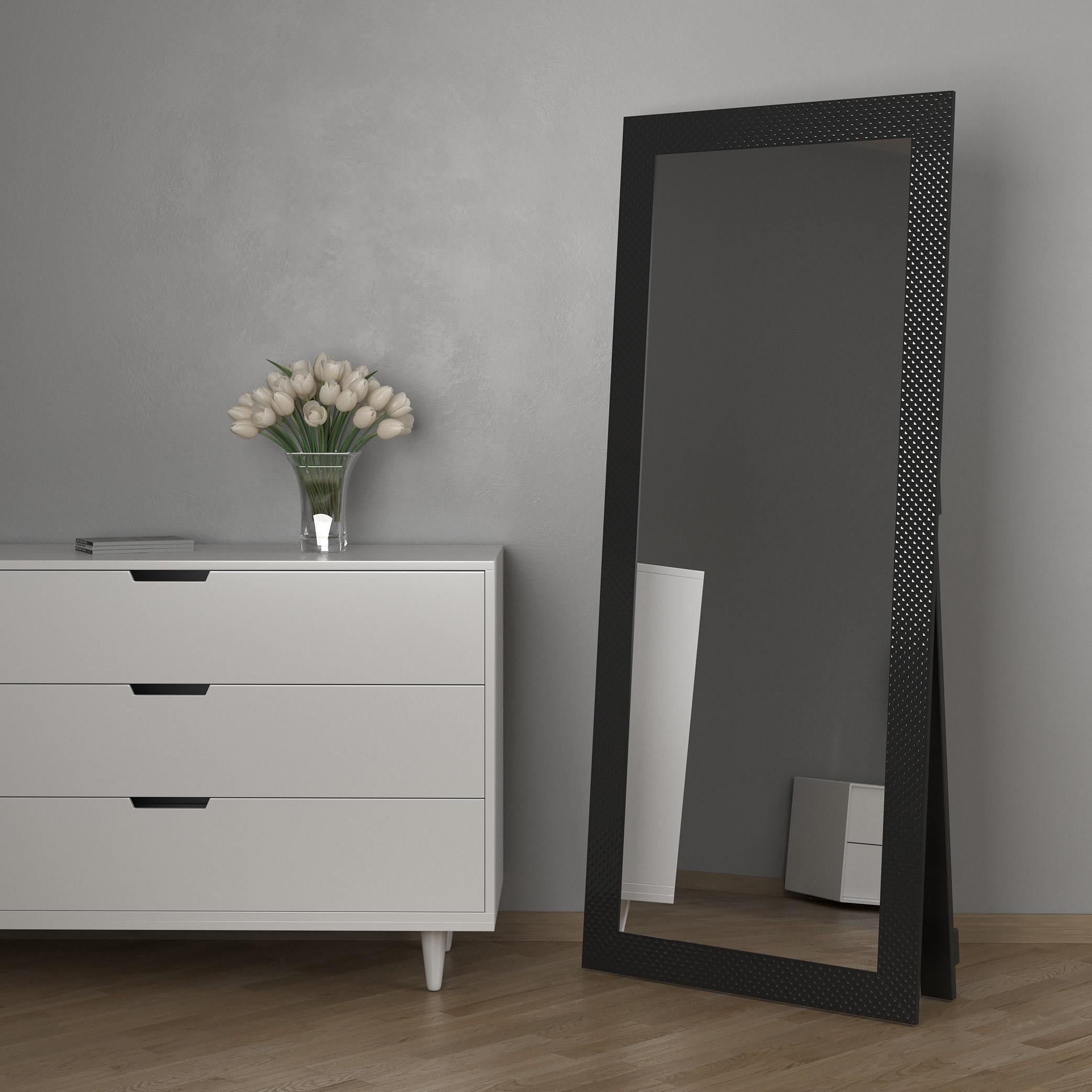 Зеркало напольное Black Mirror 176х76 Черный (8518В-101)