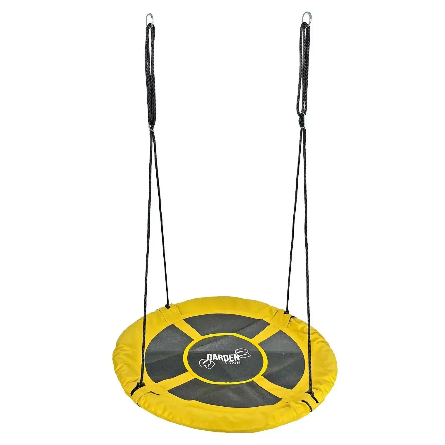 Качеля гнездо аиста подвесная GardenLine 100 см 150 кг Желтый