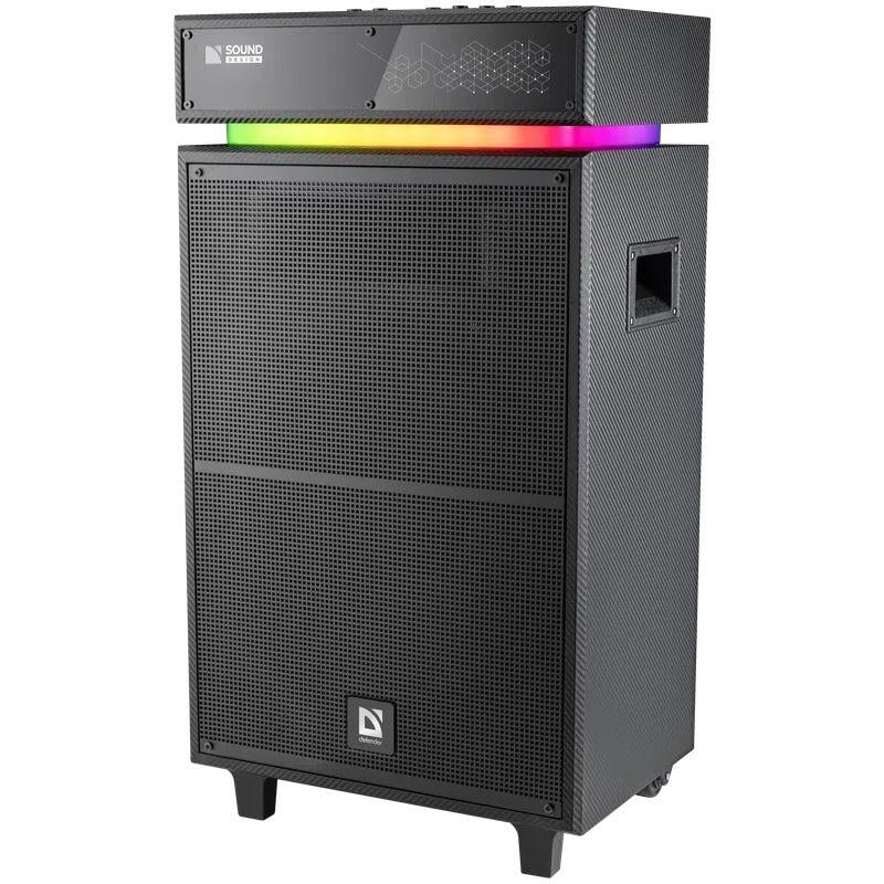 Колонка Defender Sound Factory 140 Вт с LED-подсветкой и Bluetooth Черный (658600)
