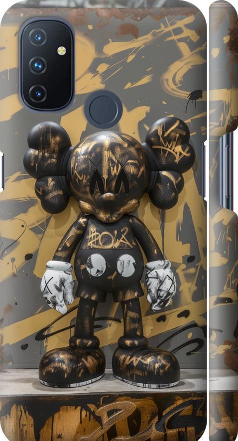 Чехол на OnePlus Nord N100 Bronze kaws (6097m-2130-42517)