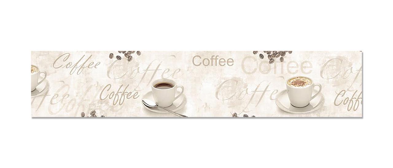 Наклейка виниловая на кухню Zatarga Чашка Кофе 600х3000 мм (1283915298)