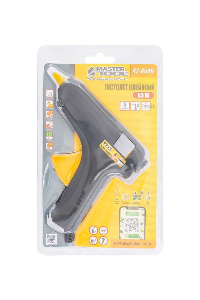 Пістолет клейовий Mastertool 65 Вт 11,2 мм (42-0500) - фото 3 Пістолет клейовий Mastertool 65 Вт 11,2 мм (42-0500) - фото 3