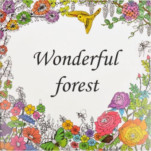 Раскраска-антистресс Wonderful forrest 12 листов (232414)