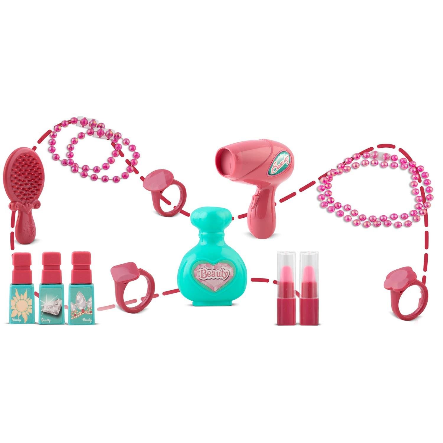 Столик дитячий Xiong Cheng туалетний 3в1 з аксесуарами - фото 7 Столик дитячий Xiong Cheng туалетний 3в1 з аксесуарами - фото 7