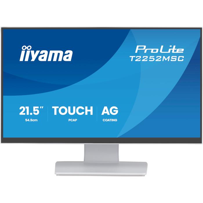 Монитор сенсорный Iiyama ProLite T2252MSC-W2AG White (32534812)