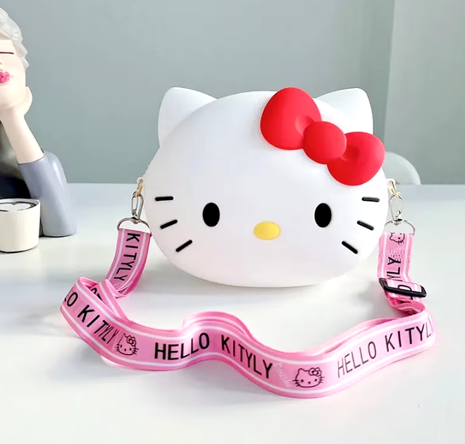 Сумка дитяча Alitek Hello Kitty силіконова через плече (050087222170)