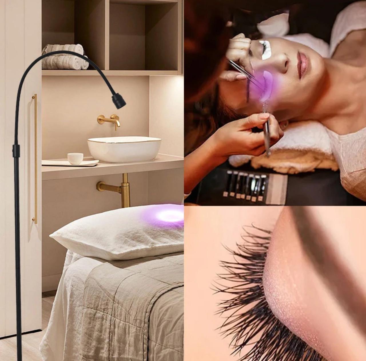 Лампа гибкая напольная UV-5 для сушки ногтей и наращивание ресниц 5 Вт Черный - фото 8 Лампа гибкая напольная UV-5 для сушки ногтей и наращивание ресниц 5 Вт Черный - фото 8