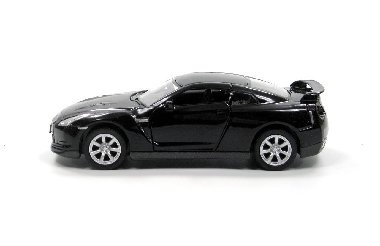 Машина металлическая KT5340W Nissan GT-R R35 2009 (KT5340W Black) - фото 2