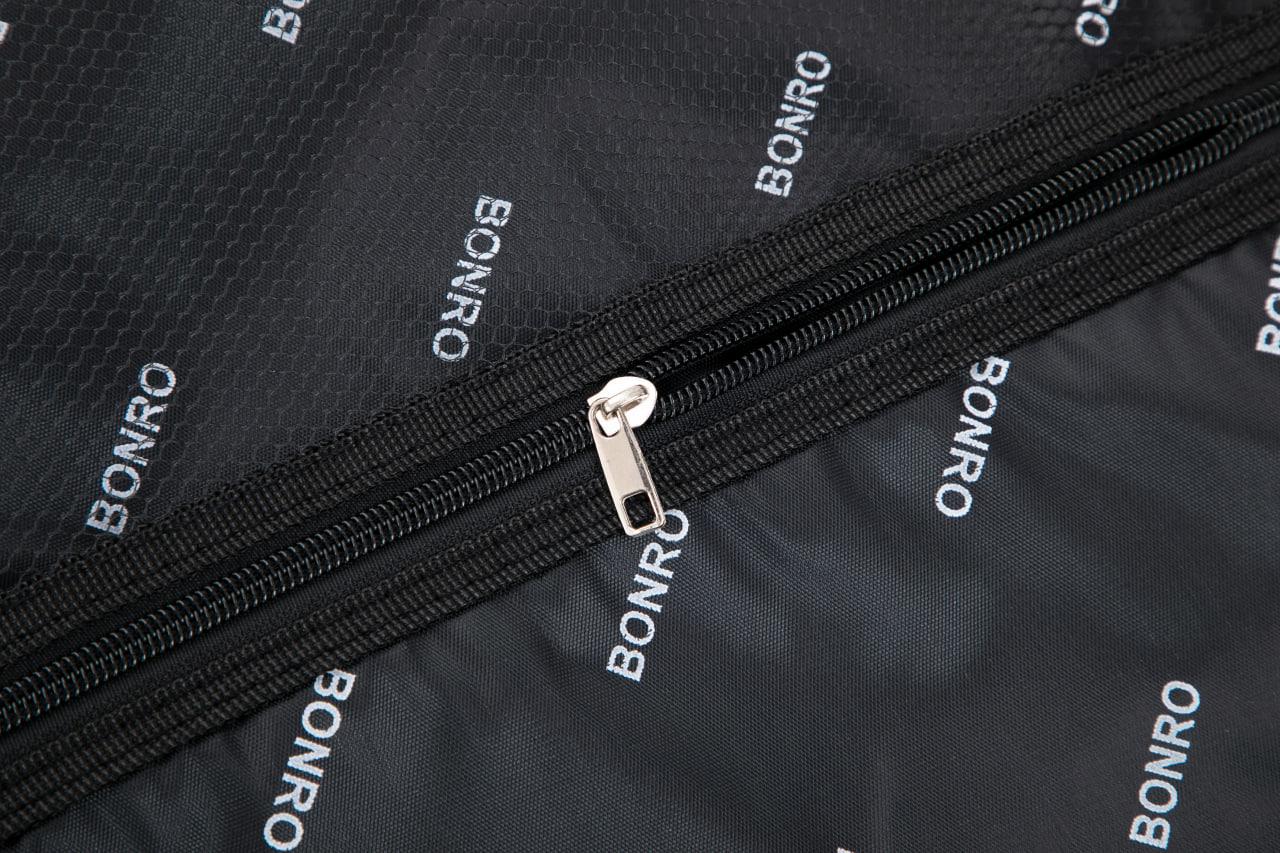 Валізи тканинні Bonro Tourist велика/середня 2 шт. Вишневий (5654) - фото 4 Валізи тканинні Bonro Tourist велика/середня 2 шт. Вишневий (5654) - фото 4