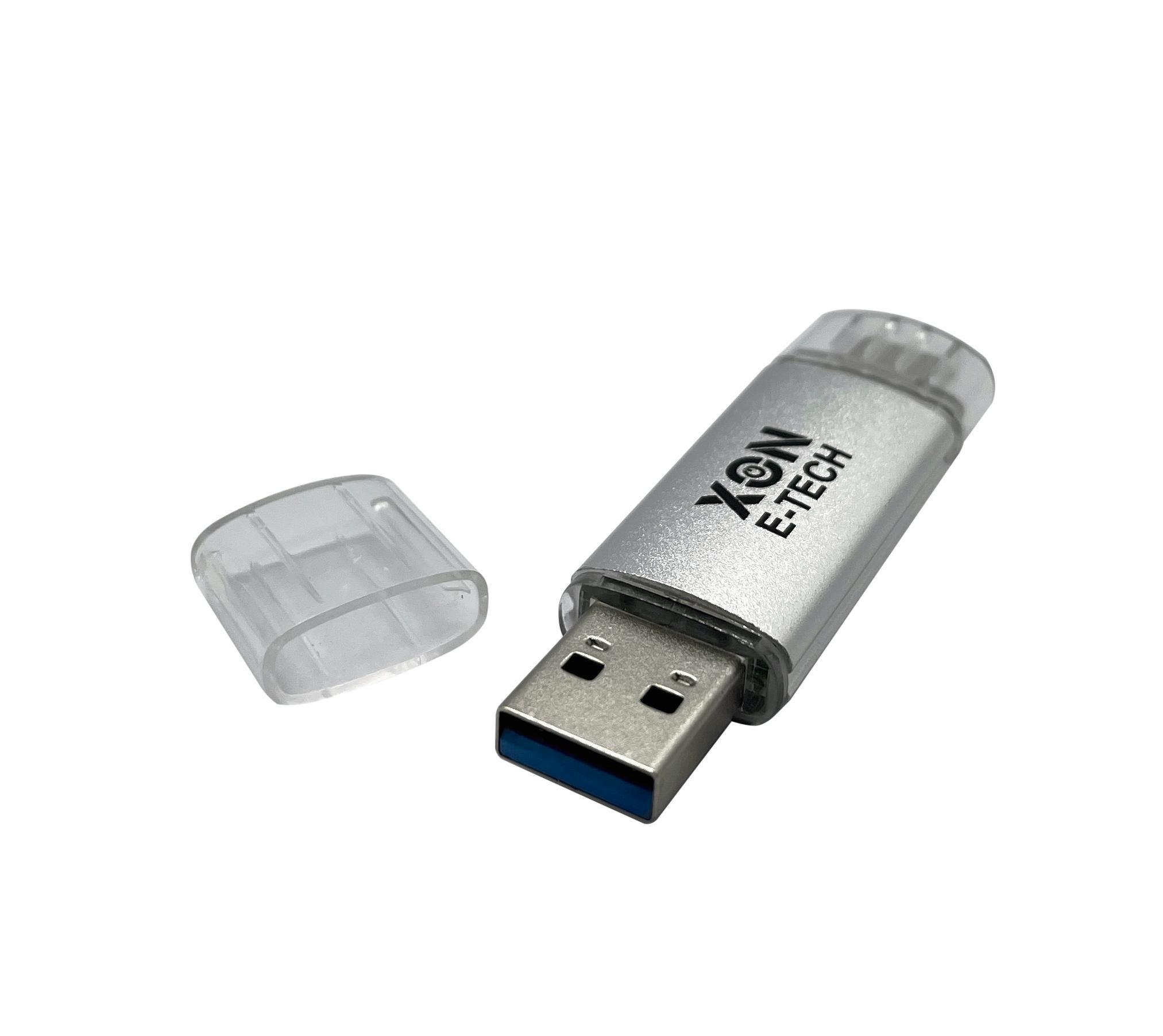 Флеш-накопичувач XON FlashDrive DuoConnect 128 Гб Сірий (FX2DX128MS 7591) - фото 6