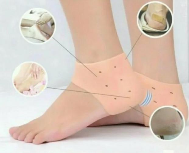 Фіксатор силіконовий для п'ят Heel anti-crack sets (21565296) - фото 4