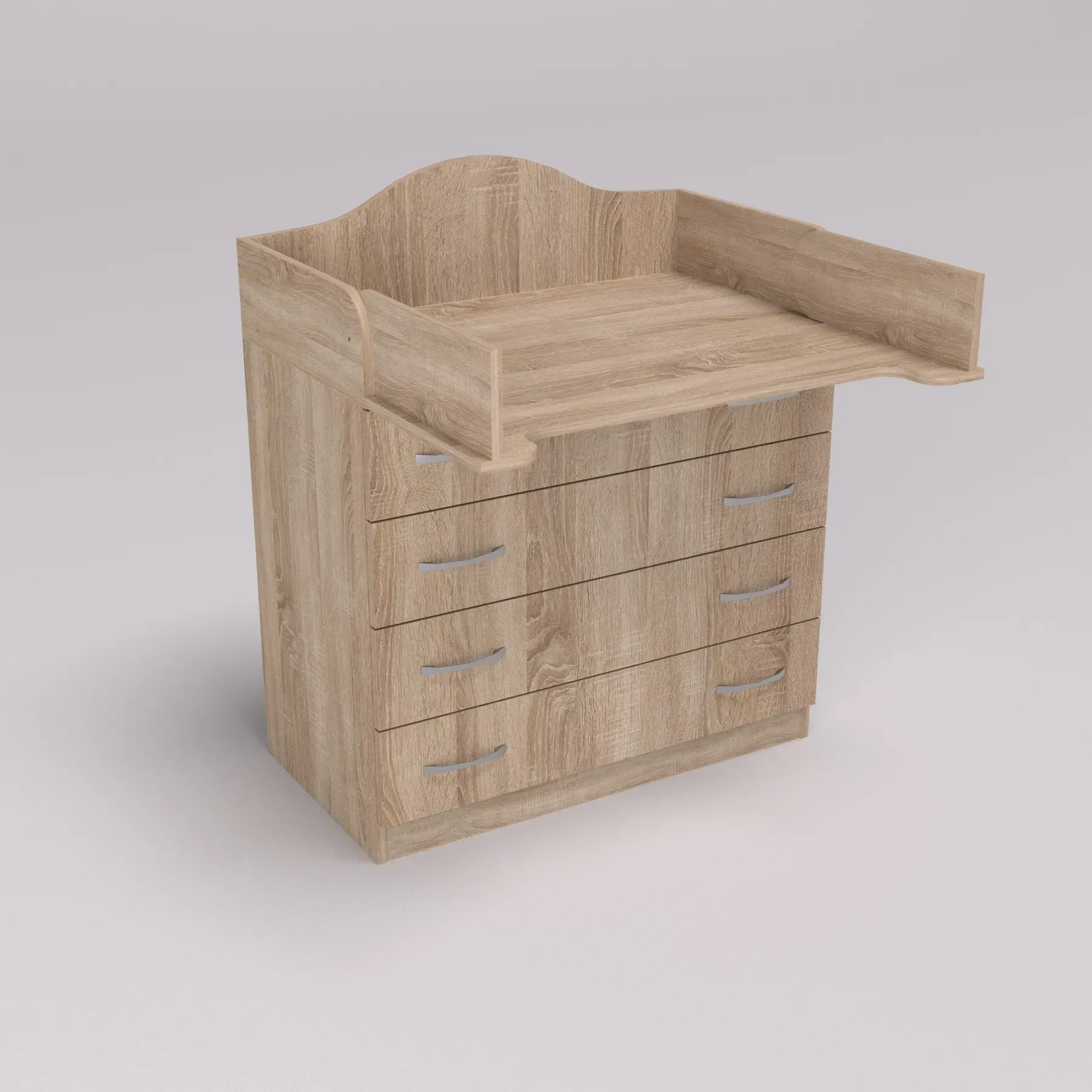 Комод пеленальний Kontinent №1 зі знімними бортиками 86,4х46,5х102 см Дуб Сонома (52547172) - фото 1 Комод пеленальний Kontinent №1 зі знімними бортиками 86,4х46,5х102 см Дуб Сонома (52547172) - фото 1