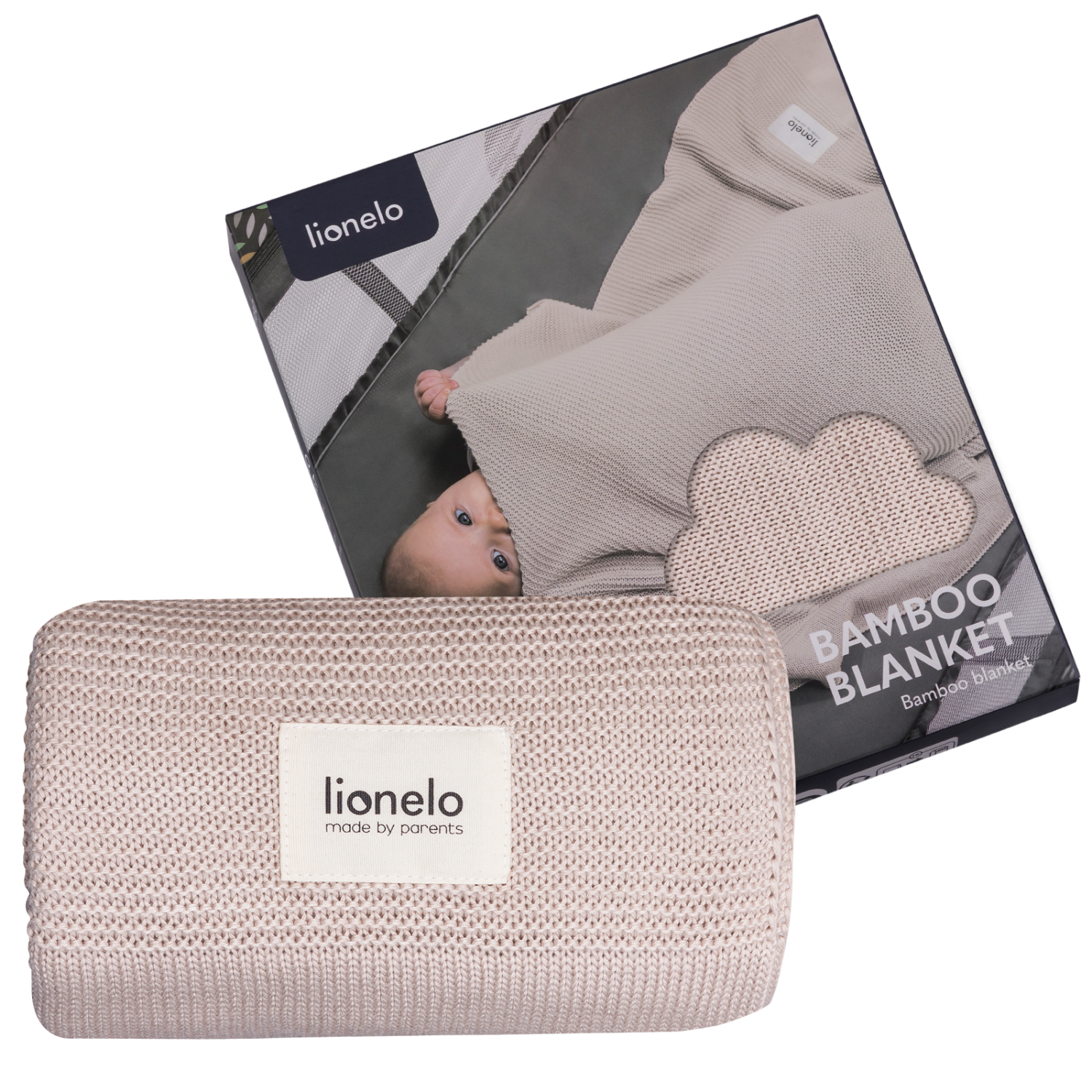 Покрывало Lionelo Bamboo Blanket Sand Beige
