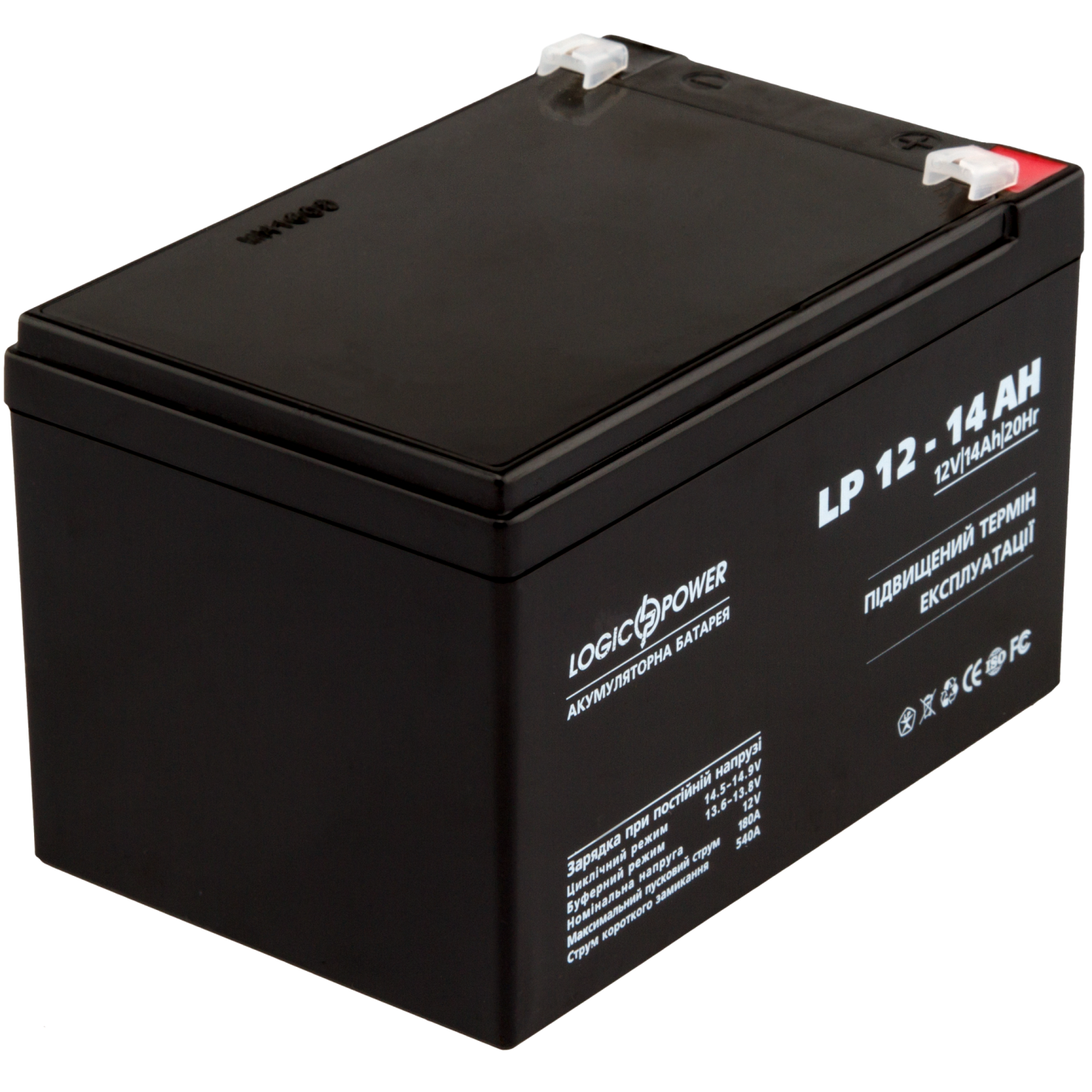 Акумулятор тяговий AGM LP 12 V 14 Ah Silver (1517)