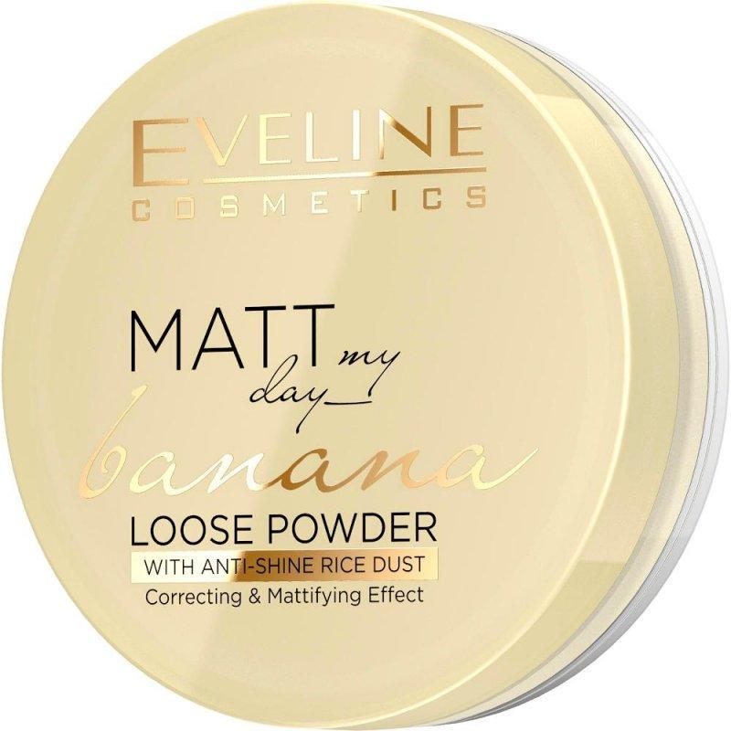 Пудра для лица Eveline Cosmetics Matt My Day Banana рассыпчатая матирующая 6 г - фото 1