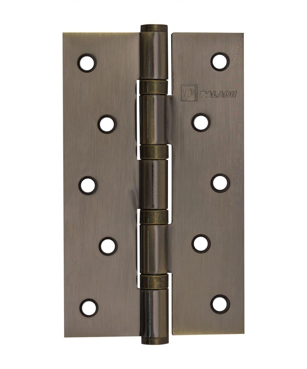 Петля для дверей врезная универсальная Paladii 4ВВ AB 125х75х2,5 мм 2 шт. Бронзовый (ПП068)