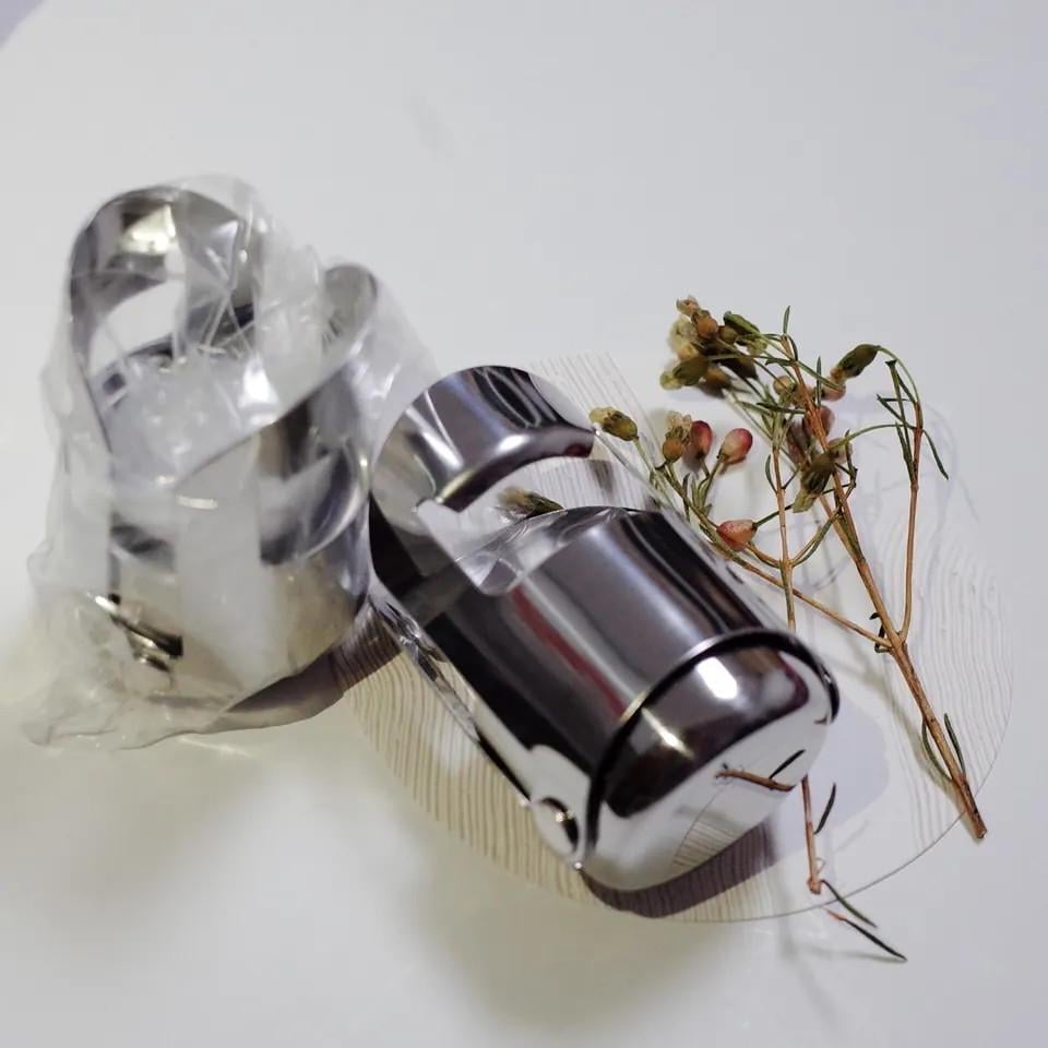 Пробка для шампанського та вина з 2 вушками багаторазова неіржавка сталь (2232846269) - фото 5