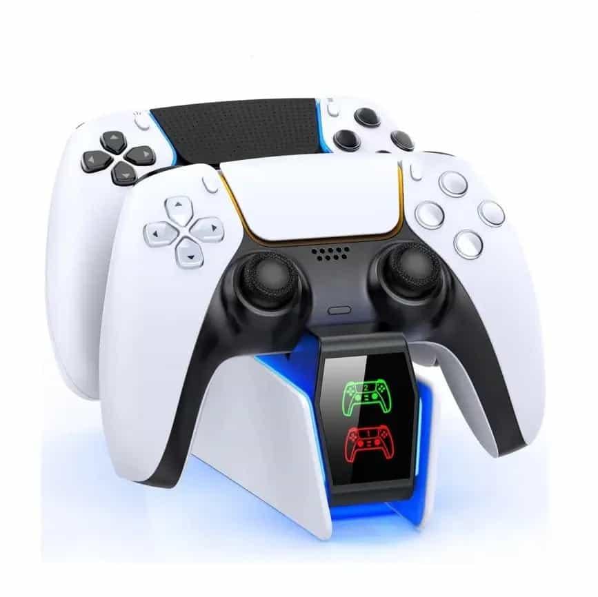Зарядная станция для геймпадов DualSense для PlayStation 5 с RGB-подсветкой Белый (26380370)