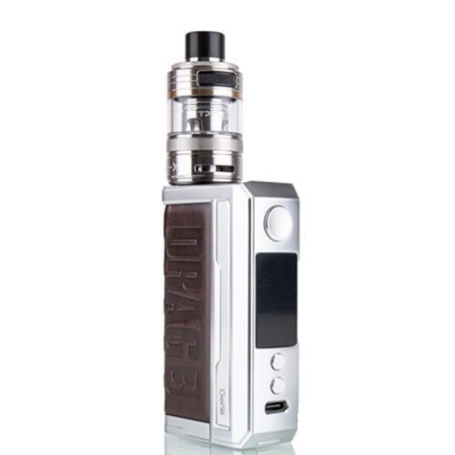 Електронна сигарета VooPoo Drag 3 177W з TPP-X Tank Kit Silver/Coffee Brown (10234)