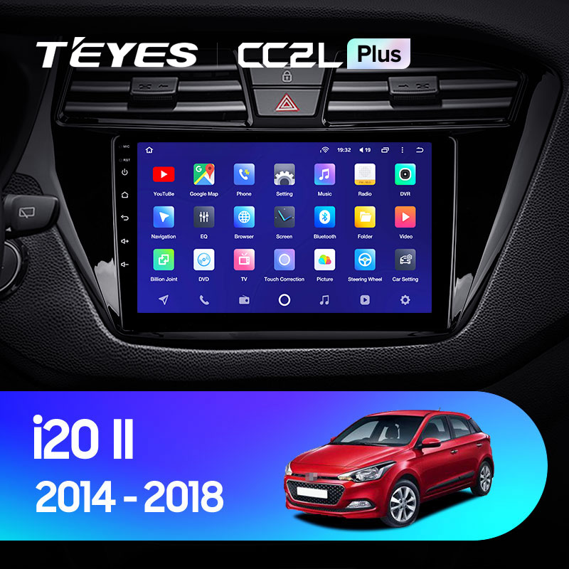 Автомагнитола штатная Teyes CC2L Plus для Hyundai i20 II 2014-2018 Android 2/32 Гб (1631795205) - фото 3