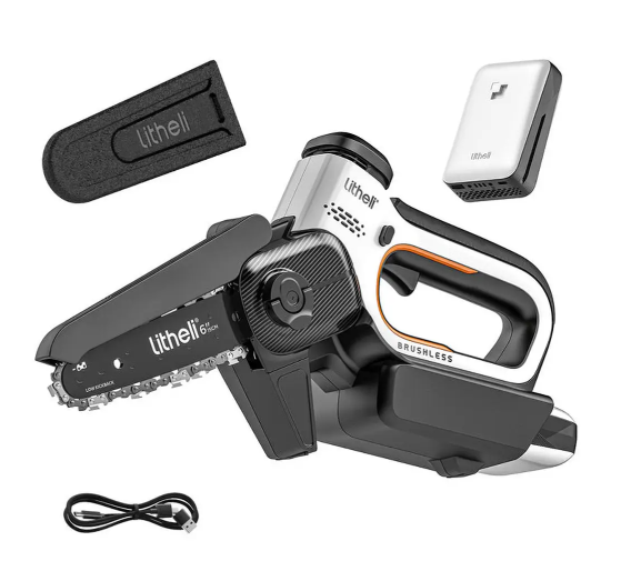 Пила-мини аккумуляторная Litheli бесщеточное питание от павербанка и Power Bank Litheli 20000mAh 45W 2А (718473)