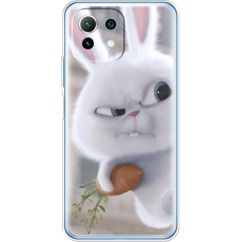 Чехол Boxface Xiaomi Mi 11 Lite Rabbit Snowball Прозрачный силикон (42128-up1116-42128)