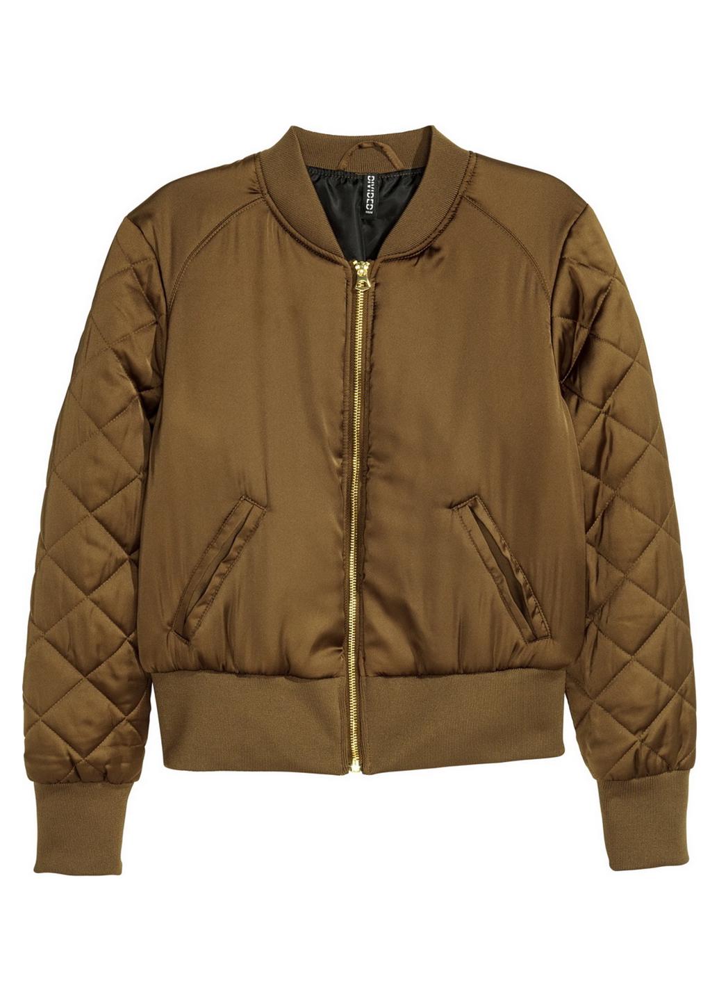 Бомбер женский H&M р. 34 Хаки (3145221b31) - фото 3 Бомбер женский H&M р. 34 Хаки (3145221b31) - фото 3