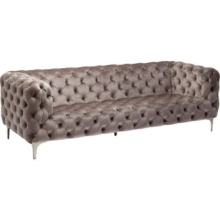 Диван MeBelle RATRI+ с каретной стяжкой 2,3 м Светло-коричневый (D_018) - фото 4 Диван MeBelle RATRI+ с каретной стяжкой 2,3 м Светло-коричневый (D_018) - фото 4