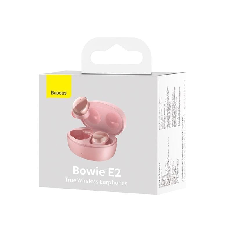 Навушники Bluetooth Baseus True Wireless Earphones Bowie E2 NGTW090005 Pink (c4721ced) - фото 2