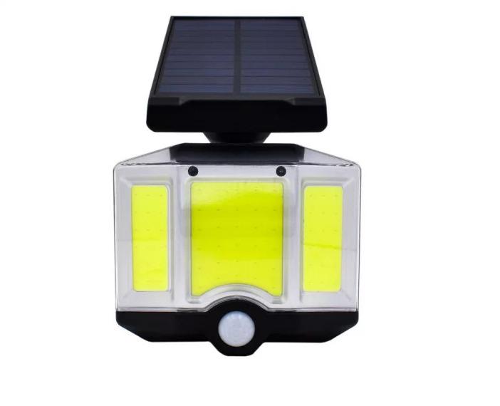 Фонарь-прожектор уличный YT-66B 66 COB с солнечной панелью/датчиком движения/ пультом (17945471)