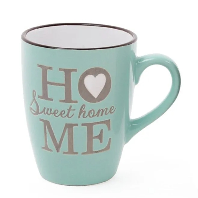 Чашка керамическая Flora "SWEET HOME" 0,33 л (31589)