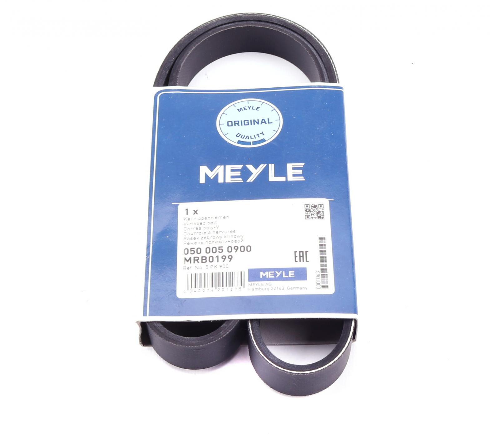 Ремень генератора Meyle Fiat Tempra 1.9TD 90-96 5PK900- 050 005 0900