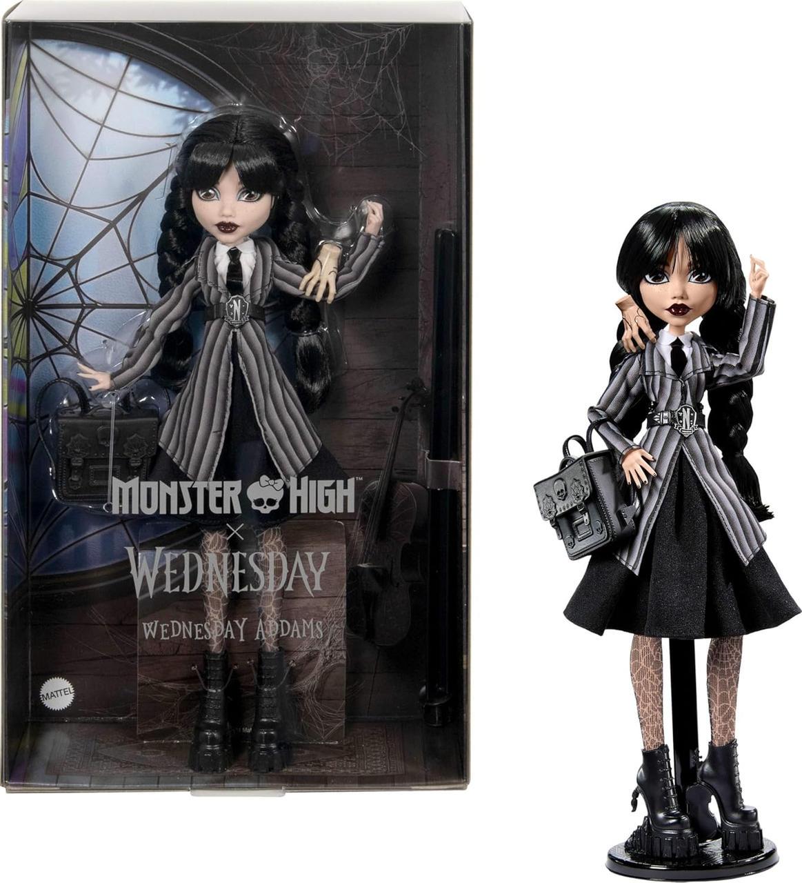 Кукла Monster High Wednesday Addams Collectible (2505172808) Кукла Monster High Wednesday Addams Collectible (2505172808)