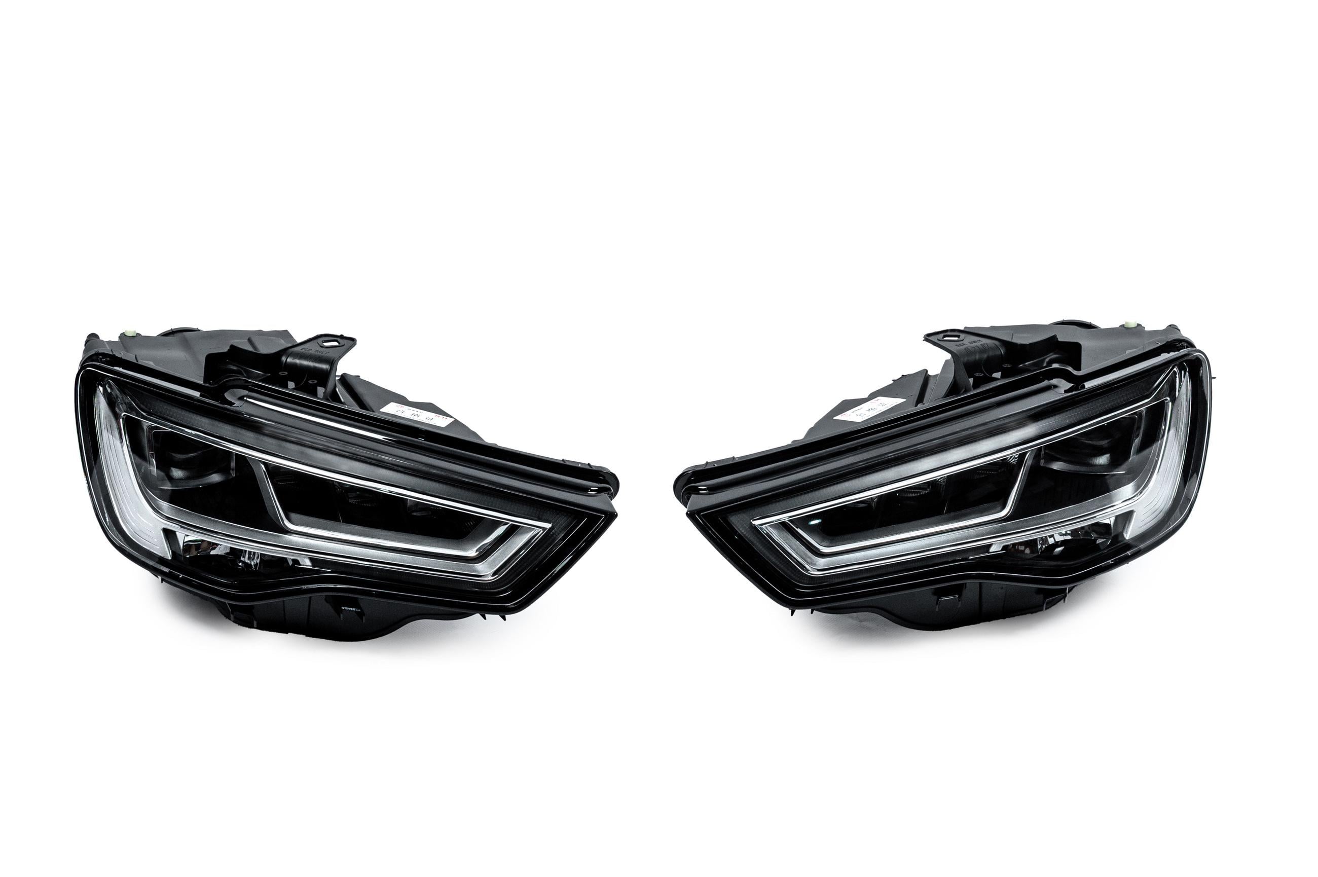 Передні фари FullLed Для XENON 2012-2016 GBT для Audi A3 2012-2020 рр. полікарбонат 2 шт. Чорний