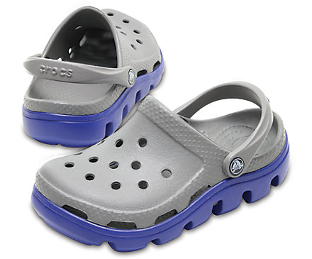 Сабо дитячі Crocs Duet Sport Smoke/Cerulean р. 22/23 Сірий (8913)