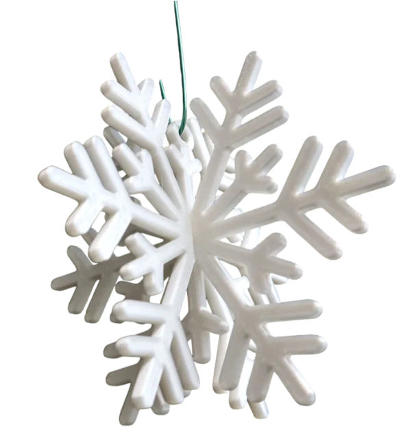 Елочное украшение Christmas Snowflake 8 см Елочное украшение Christmas Snowflake 8 см