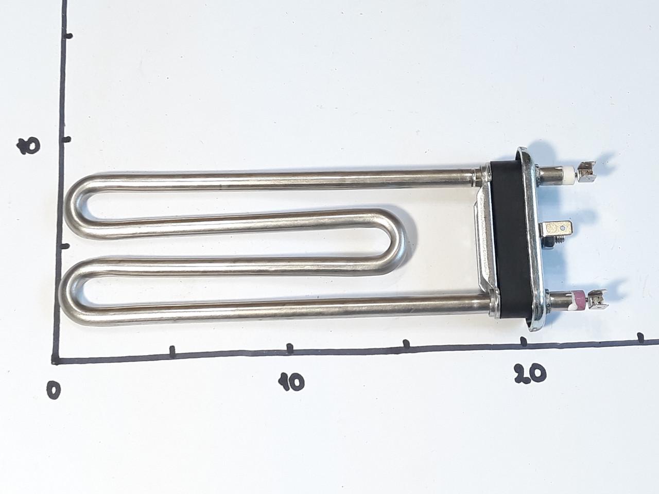 ТЕН для пральної машини 2000w L-203 з місцем під датчик (0938) - фото 2